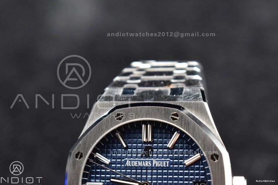 Royal on Bracelet SS Super SS Clone 15500 1:1 Oak APSF Blue Textured 41mm 445 Best Lightweight Dial A4302 Edition 1011